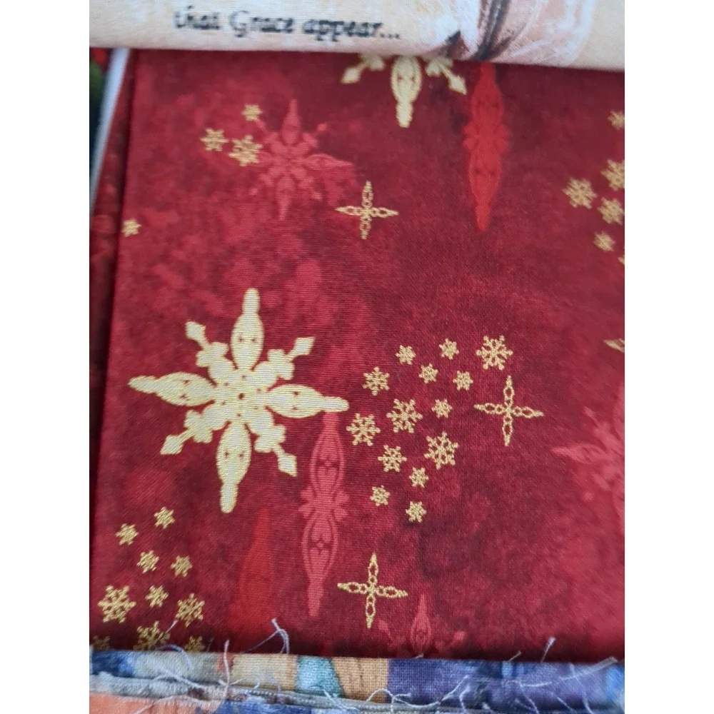 Lot of Fabric, Christmas, Nativity, Angels, 2lb 14oz‎